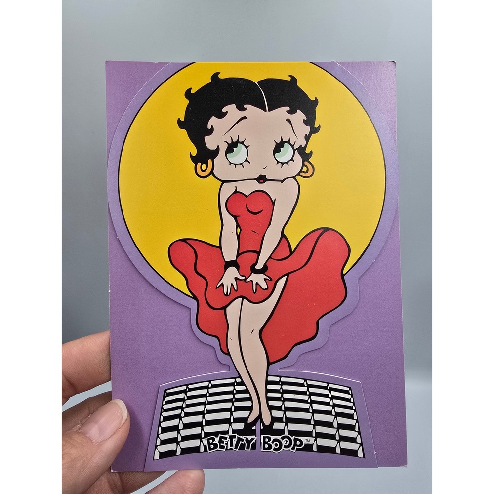 Graphique de France Betty Boop Birthday Cards 5pk Purple Excellent Retro 2005
